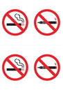 Не курить, 2 знака на лист