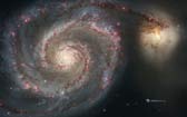 Галактика Водоворот (M51) и галактика-компаньон